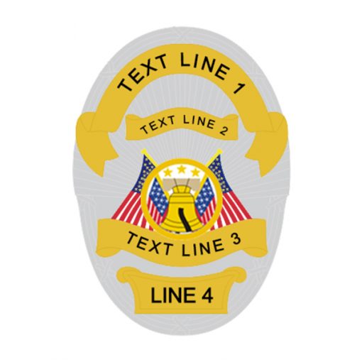 Liberty Bell Flags Badge Security Patch