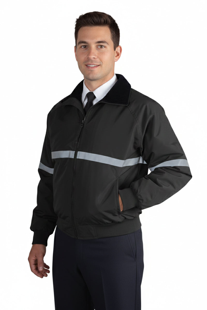 Men's Three Season Jacket with Reflective Taping