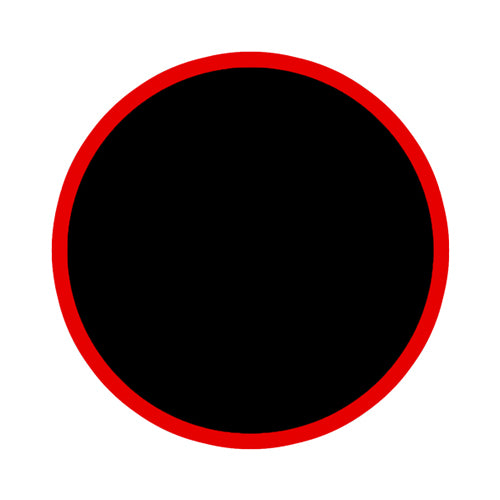 Circular Outline Blank Patch